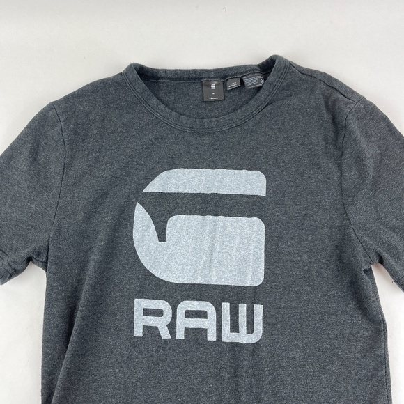 Raw Tshirt Mens Medium Gray Short Sleeve - Picture 3 of 7